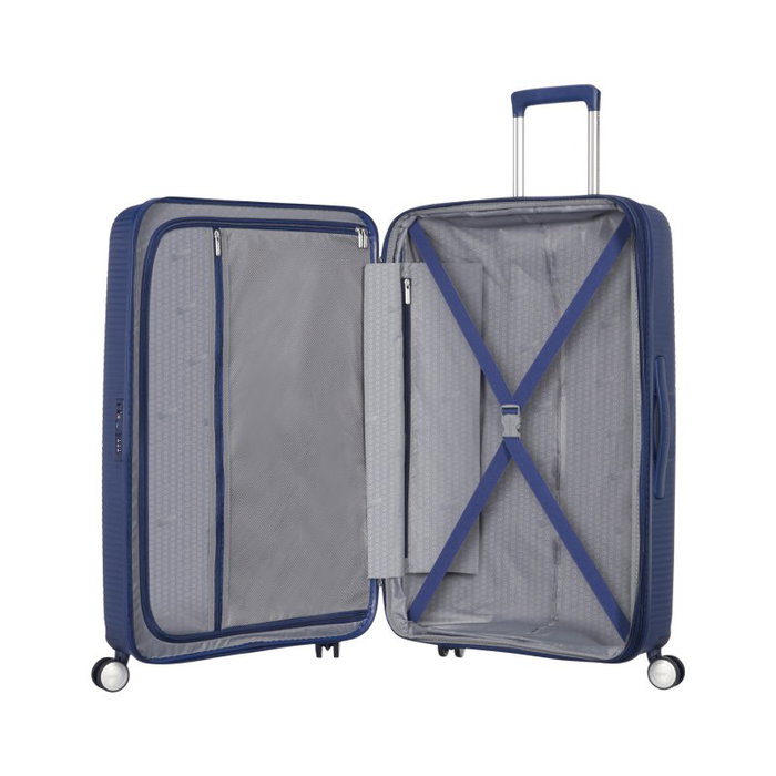 American Tourister Maleta SoundBox Spinner Mediana Azul Marino American Tourister Maleta SoundBox Spinner Mediana Azul Marino